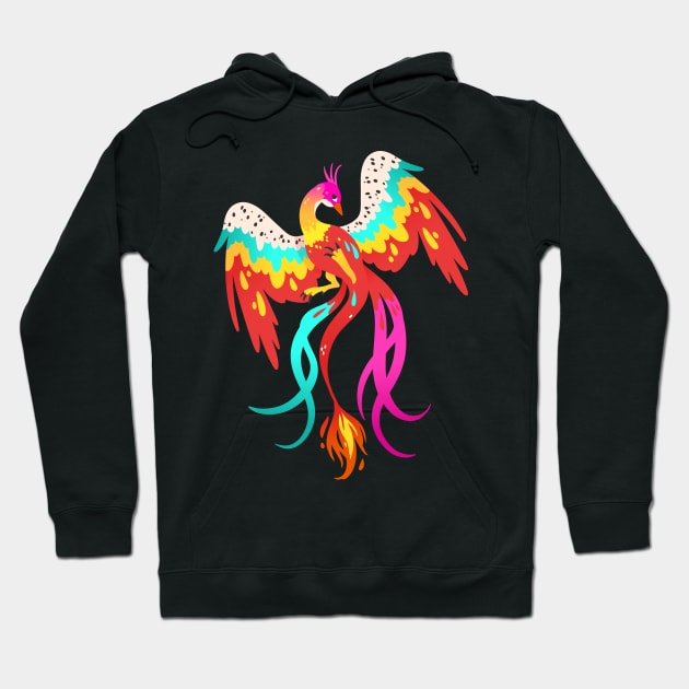 Phoenix Bird Hoodie by Mako Design 